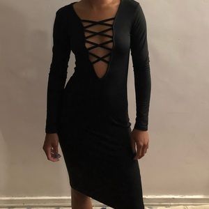 Black soft dress